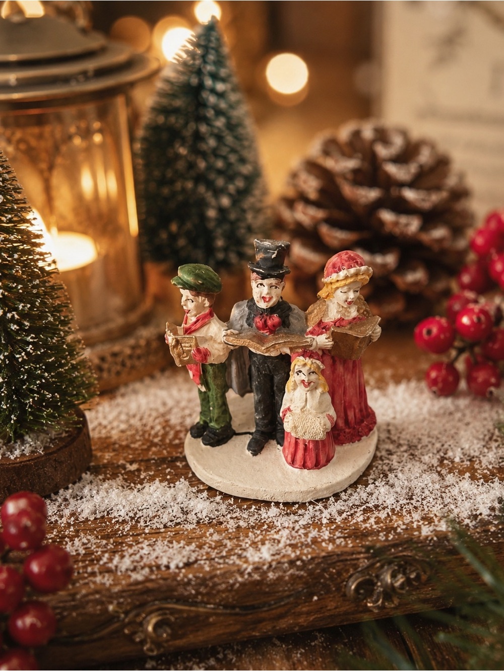 FREE w bundle of 2+ Mini Victorian Christmas Carolers Figurine
